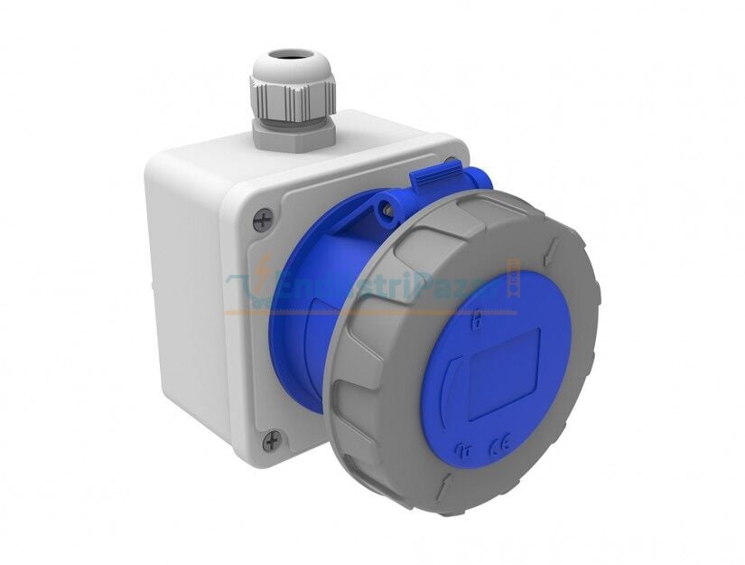 3*32A 220V Duvar Priz IP67 BC1-3403-7510 BEMİS