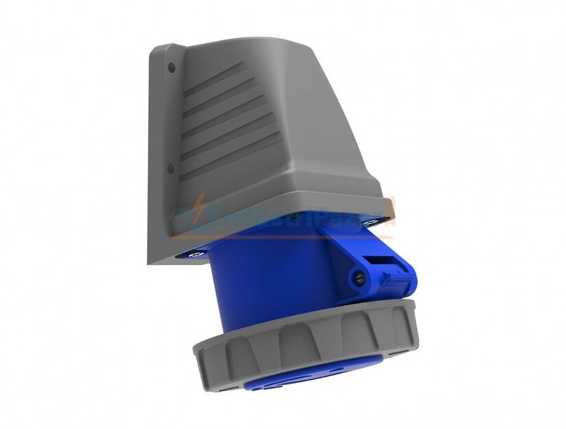 3*32A 220V 90° Eğik Duvar Priz IP67 BC1-3403-7535 BEMİS