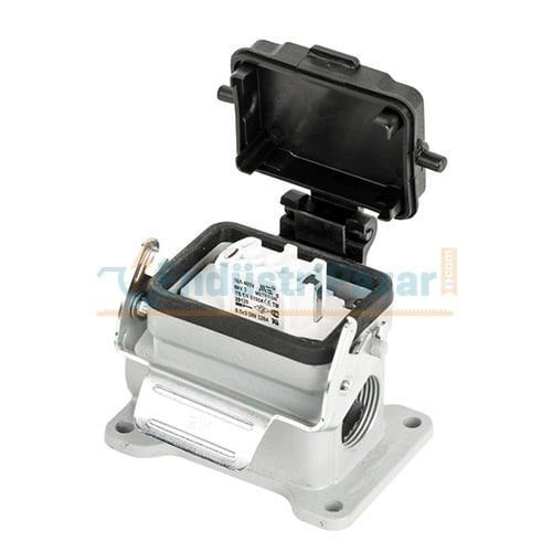 6*16A Duvar Prizi (Çift Girişli Kapaklı) IP65 403704S METE ENERJİ