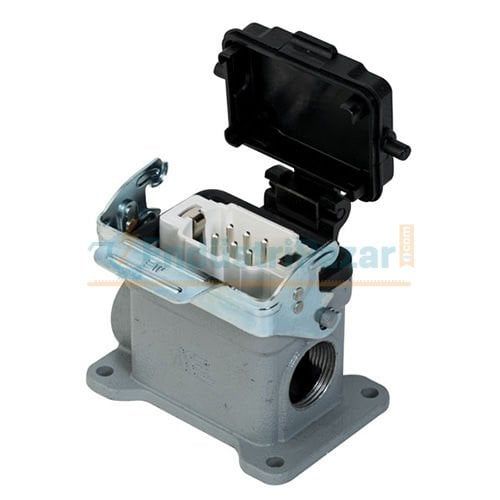 6*16A Duvar Fişi (Çift Girişli Kapaklı) IP65 403705S METE ENERJİ