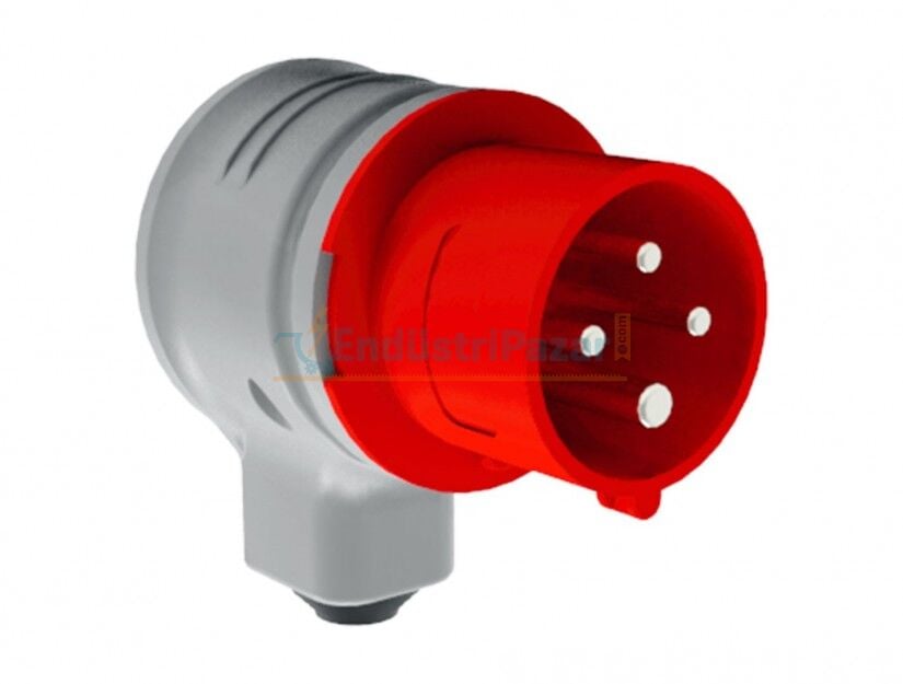 4*32A 380V 90° Eğik Döner Fiş IP44 BC1-3504-2130