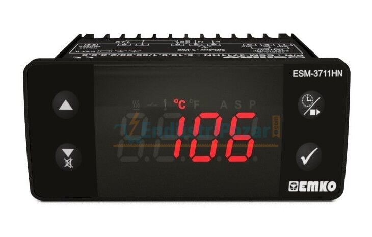 ESM-3711-HN.8.18.0.2/00.00/1.3.0.0 On-Off Dahili Buzzerli Sıcaklık Kontrol Cihazı EMKO