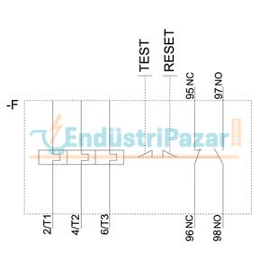 50-200A Elektronik Aşırı Akım Rölesi 3RB2056-1FC2 SİEMENS