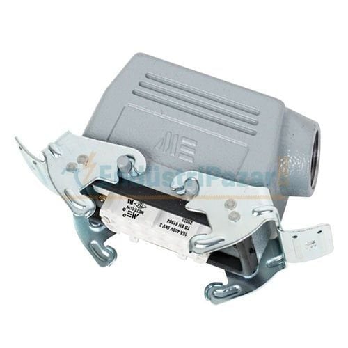 10*16A Uzatma Prizi (Yandan Giriş Mandallı Contalı) IP65 403025S METE ENERJİ