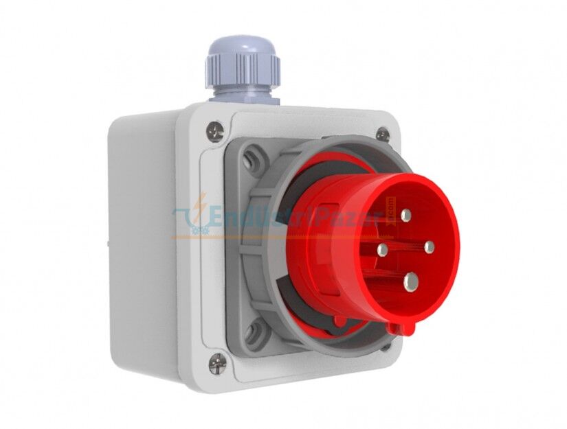 4*32A 380V Duvar Fiş IP67 BC1-3504-7210 BEMİS