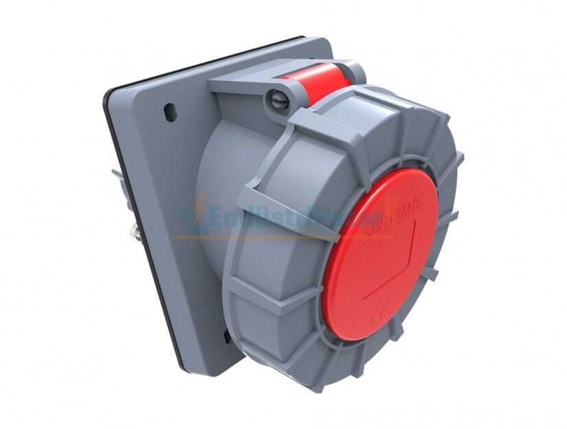 4*32A 380V 45° Eğik Makine Priz IP6 BC1-3504-7420 BEMİS