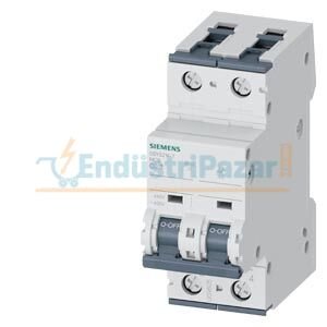 2 Faz 4A C Tipi DC 10kA Otomatik Sigorta 10KA 5SY5204-7 SİEMENS
