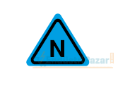 25mm Üçgen Etiket (Nötr) ONKA-2474