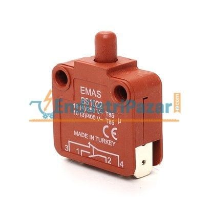 BS1022 1NA+1NK Buton Siviç Yavaş Hareketli EMAS