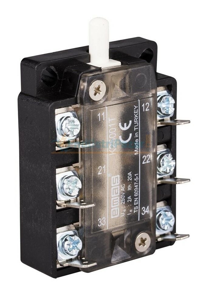 K25001T SİVİÇ 3 DEVRELİ 2 STOP 1 START TERMİNALLİ EMAS