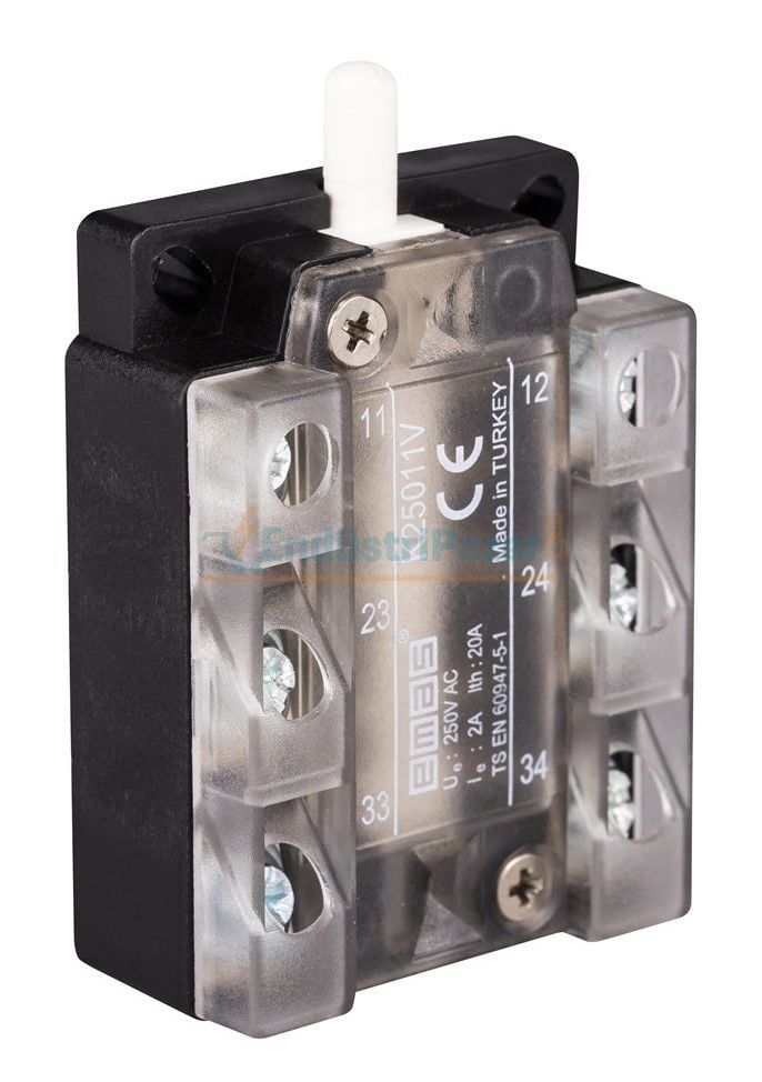 K25011V SİVİÇ 3 DEVRELİ 1 STOP 2 START VİDALI EMAS
