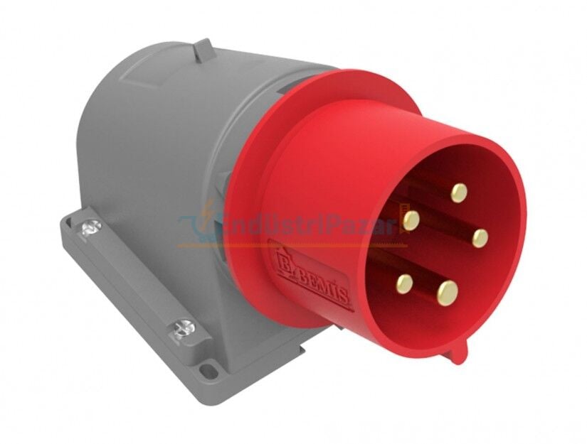 5*32A 380V 90° Eğik Enversör Duvar Fiş IP44 BC1-3505-2060 BEMİS