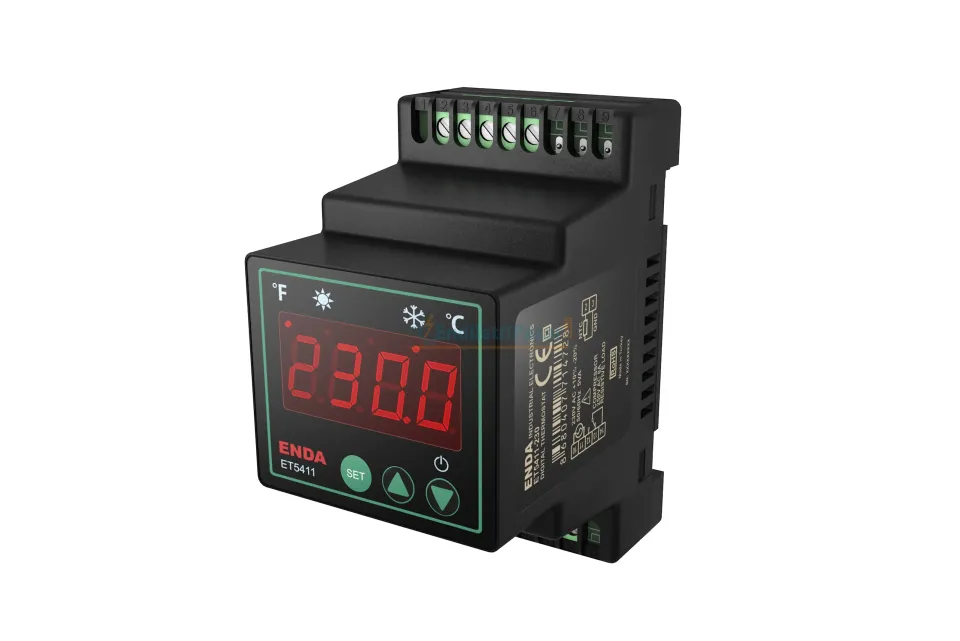 ET5411-LV-RS On-Off Dijital Ray Montaj Isı Kontrol Cihazı ENDA