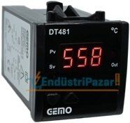 DT481-230VAC-R-K ON-OFF EKONOMİK SERİ ISI KONTROL CİHAZI GEMO