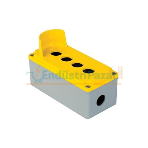 80*170*73mm Alüminyum Buton Kutusu (Korumalı Dörtlü) IP67 402626 METE ENEJİ