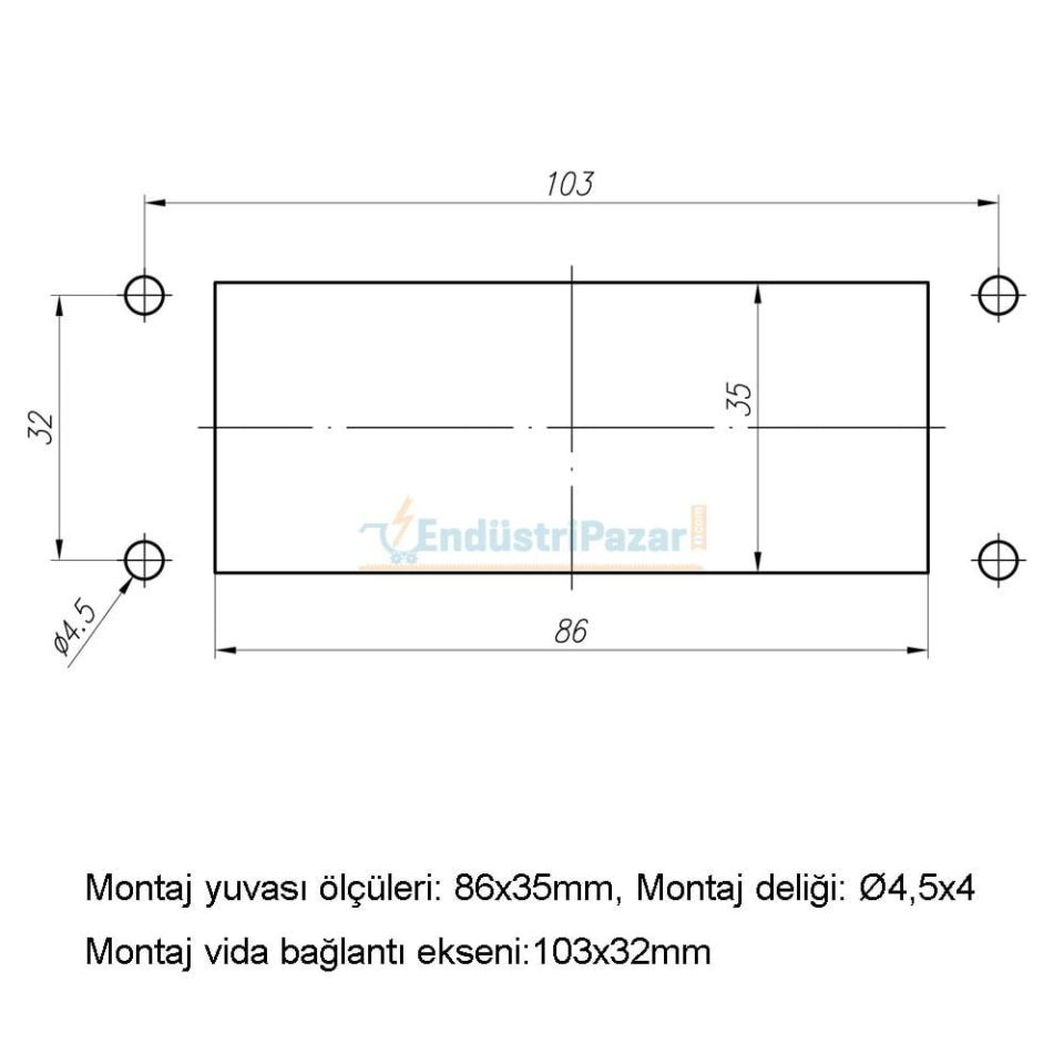 16*16A Makine Fişi IP65 403031S METE ENERJİ
