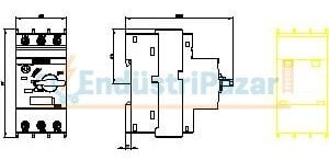 2,8-4A Motor Koruma Şalteri 3RV2011-1EA10 SİEMENS
