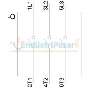 25A Dipten Tespitli Şalter 3LD2113-0TK51 SİEMENS