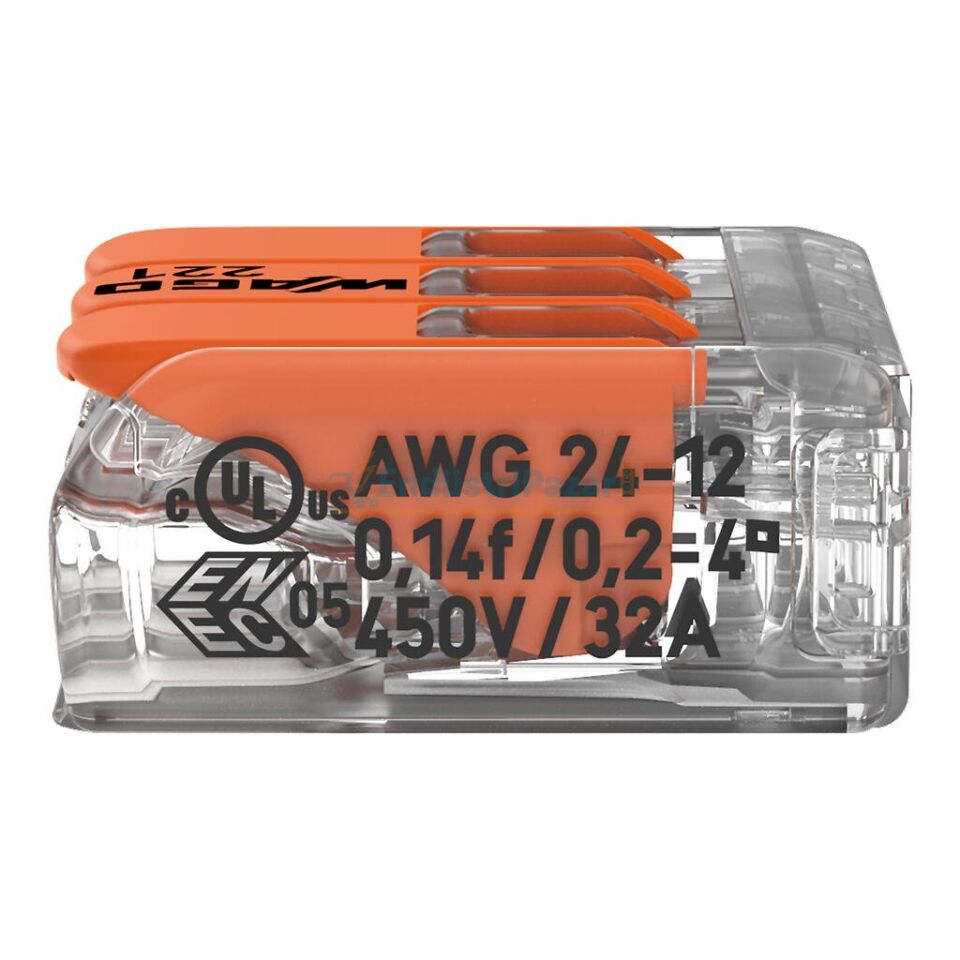 12' li Paket Kollu Birleştirme Konektörü 12*221-413 WAGO