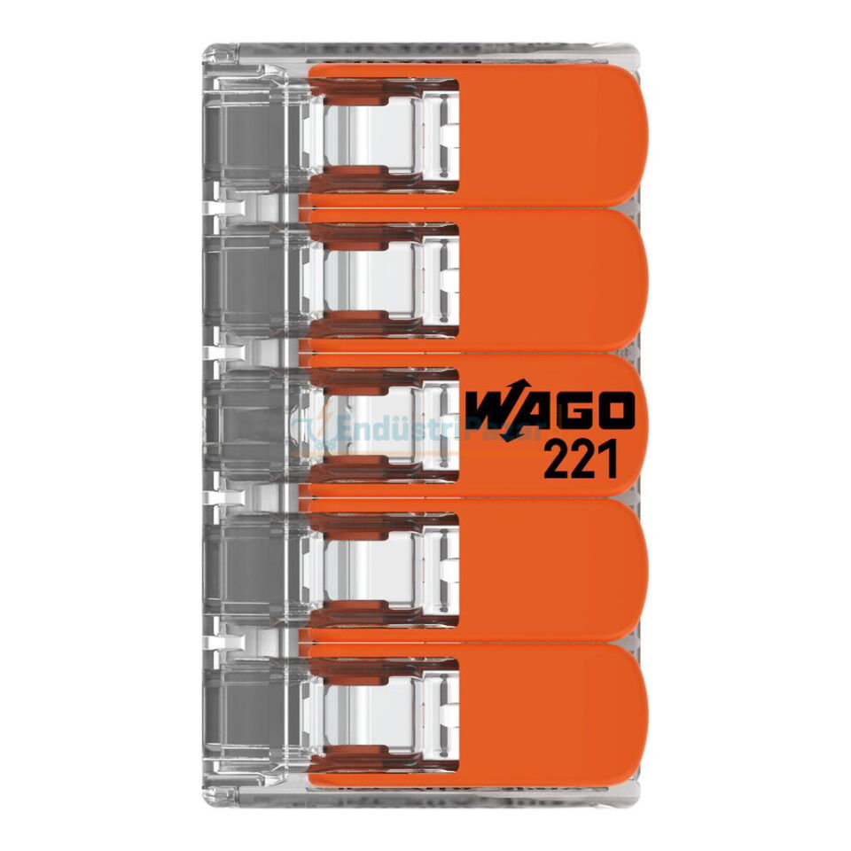 6' lı Paket Kollu Birleştirme Konektörü 6*221-415 WAGO