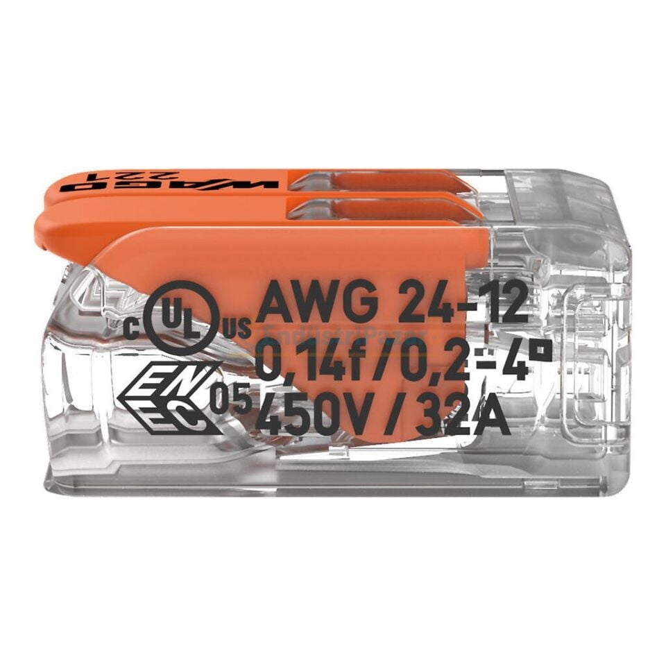 16' lı Paket Kollu Birleştirme Konektörü 16*221-412 WAGO