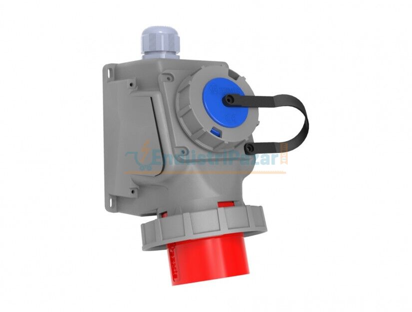 5*32A 90° Eğik 1*16A Makine Prizli Duvar Fişi IP67 BC1-3505-7238 BEMİS