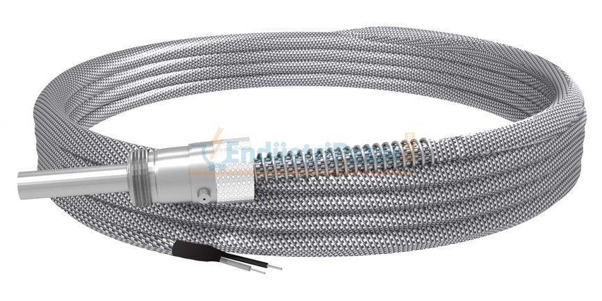 TC-M06-L030-K02.J 1/4*19`` KONNEKTÖRLÜ DALMA BOYU 30MM TÜP ÇAPI 6 MM 2MT KABLOLU BAYONET J TİPİ TERMOKUPL EMKO