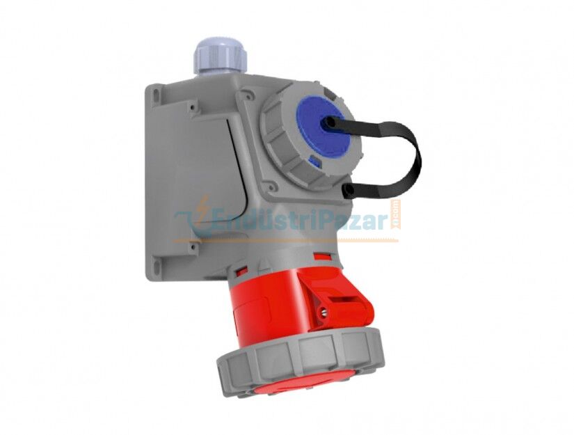 5*32A 90° Eğik 1*16A Makina Prizli Duvar Prizi IP67 BC1-3505-7537 BEMİS