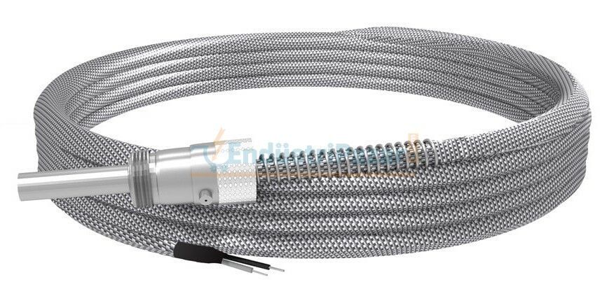 TC-M06-L030-K1,5.J M12 KONNEKTÖRLÜ DALMA BOYU 30MM TÜP ÇAPI 6 MM 1,5MT KABLOLU BAYONET J TİPİ TERMOKUPL EMKO