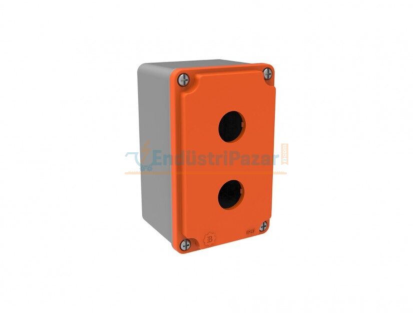 2’li Alüminyum Ex-Proof Buton Kutusu IP67 EXBT4-2001-0007 BEMİS