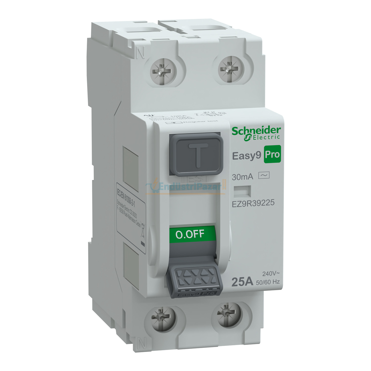 30mA 2 Kutup 25A Kaçak Akım Koruma Rölesi EZ9R39225 SCHNEİDER