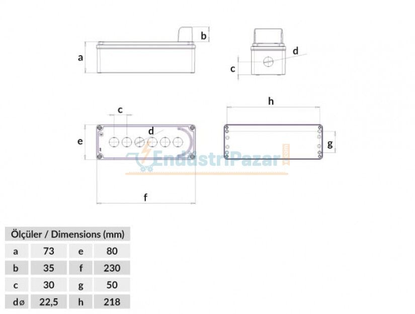 6’lı Korumalı Alüminyum Ex-Proof Buton Kutusu IP67 EXBT4-4071-0017 BEMİS