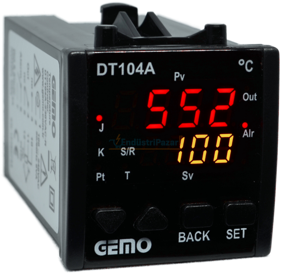 DT104AX-24V-S-S ''Auto-tune PID'' Sıcaklık Kontrol Cihazı GEMO