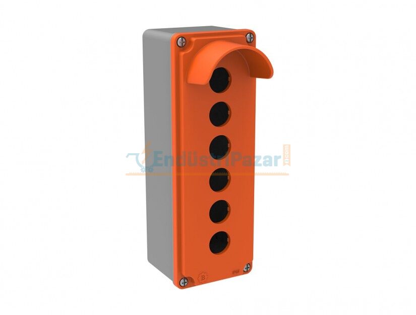 6’lı Korumalı Alüminyum Ex-Proof Buton Kutusu IP67 EXBT4-4071-0017 BEMİS