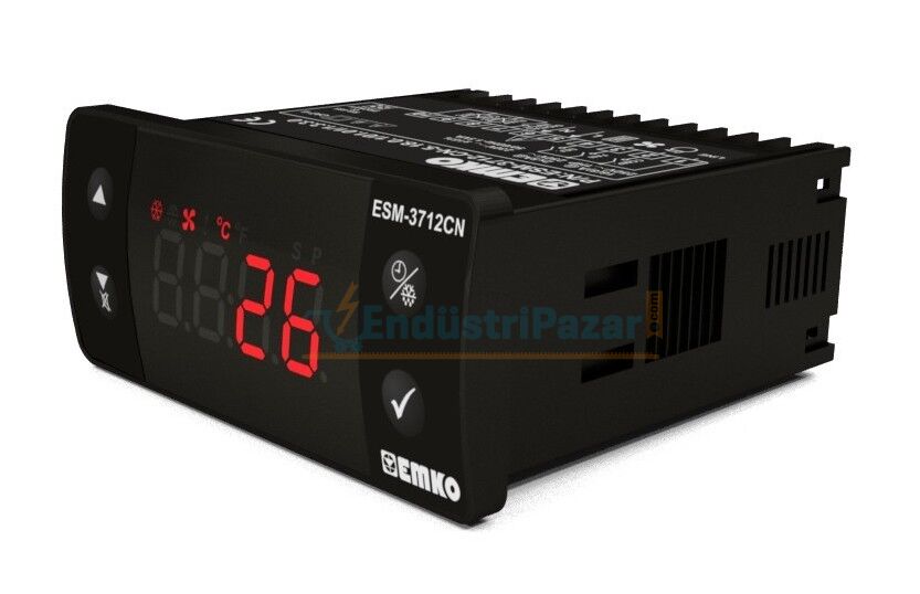 ESM-3712-CN.1.12.0.1/01.01/1.1.1.0 On-Off Soğutma ve Defrost Kontrol Cihazı EMKO