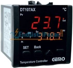 DT107AX-230VAC-S-S ÇİFT SSR ÇIKIŞLI SICAKLIK KONTROL CİHAZI GEMO