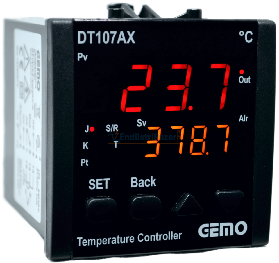 DT107AX-230VAC-R ''Auto-tune PID'' Sıcaklık Kontrol Cihazı GEMO