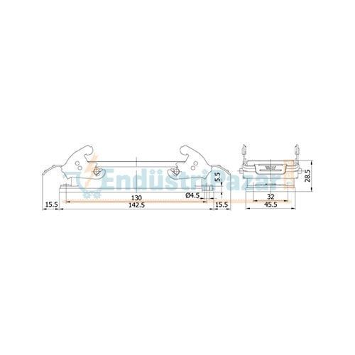 24*16A Makine Prizi IP65 403040S METE ENERJİ