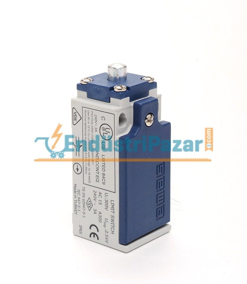 L5K13PUM211 DOĞRUSAL HAREKETLİ METAL PİM SINIR ŞALTERİ EMAS