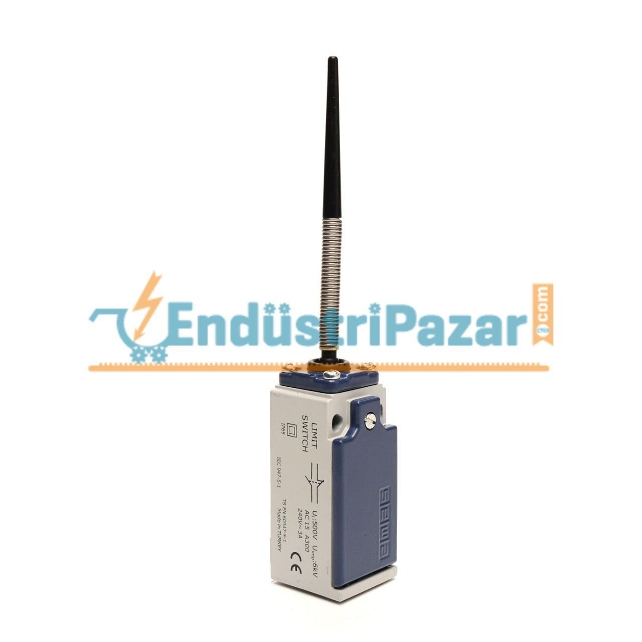 L51K13SOP101 AÇISAL HAREKETLİ UÇ TARAFI PLASTİK SPİRAL ÇOK YÖN KOL SINIR ŞALTERİ EMAS
