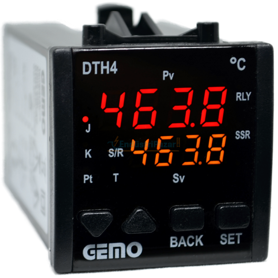 DTH4-230VAC Ekonomik Seri ''Auto-tune PID'' Sıcaklık Kontrol Cihazı GEMO