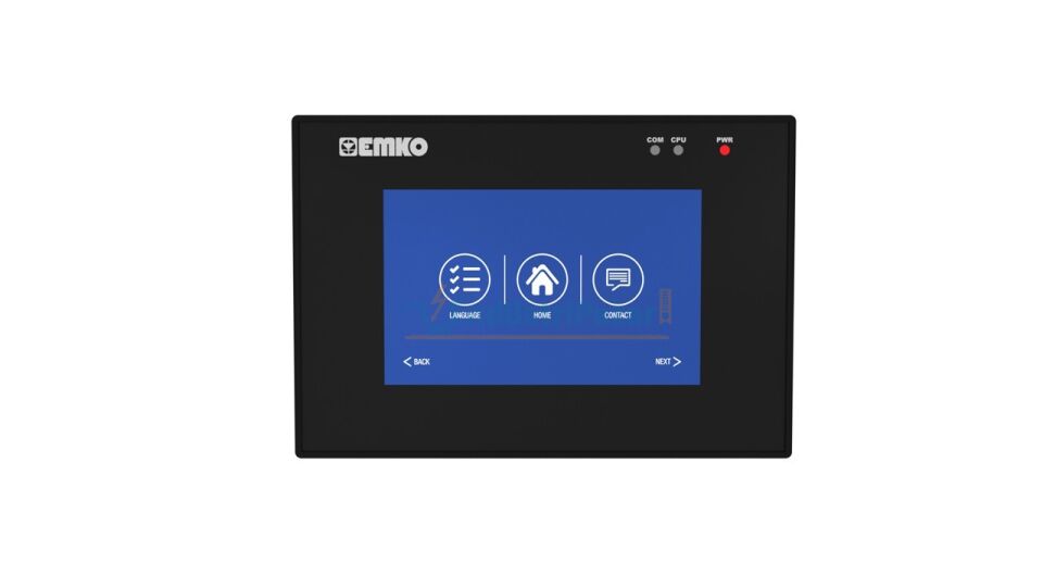 Proop.Black-4.Eco 4,3`` TFT Dokunmatik Operatör Paneli Black Eco Serisi EMKO