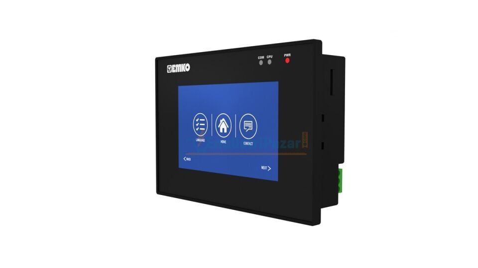 Proop.Black-4.Eco (2*USB + 2*RS232 + 1*RS485) 4,3`` TFT Dokunmatik Operatör Paneli Black Eco Serisi EMKO