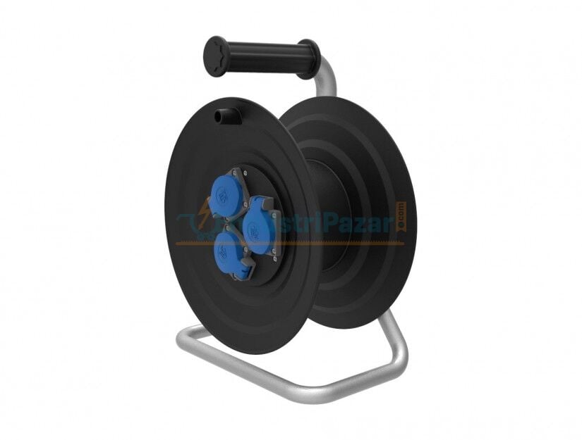 1*16A 3 Pano Prizli Plastik Makara (3*1,5mm2 TTR 50mt Kapasiteli) BM9-3305-0000 BEMİS