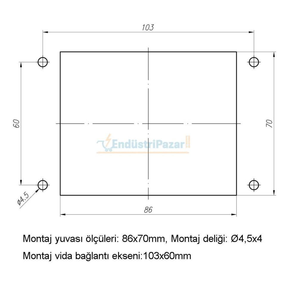 32*16A Makine Fişi IP65 403051S METE ENRJİ