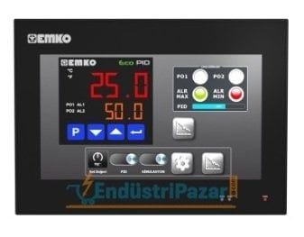 Proop.Black-10L.E (2*USB + 2*RS232 + 1*RS485 + 1 Ethernet) 10.1`` TFT Dokunmatik Operatör Paneli Black Lite Serisi EMKO