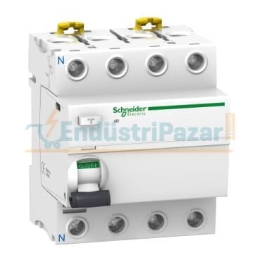 Kaçak Akım Koruma Rölesi, Acti9, AC Tipi, 300 mA, 4 Kutup, 63A A9R44463 SCHNEİDER