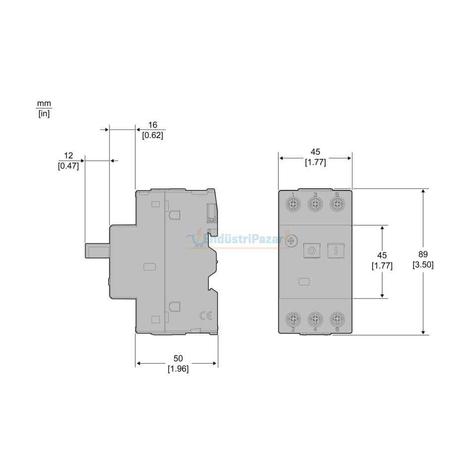 6-10A Motor Koruma Şalteri GZ1E14 SCHNEİDER