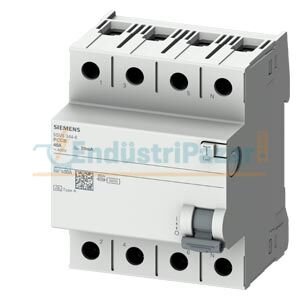 Kaçak Akım Koruma Rölesi, 4 Kutup, Tip A, 63A, 30mA, 400V 5SV5346-6 SİEMENS