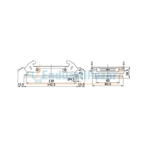 48*16A Makine Prizi IP65 403060S METE ENERJİ